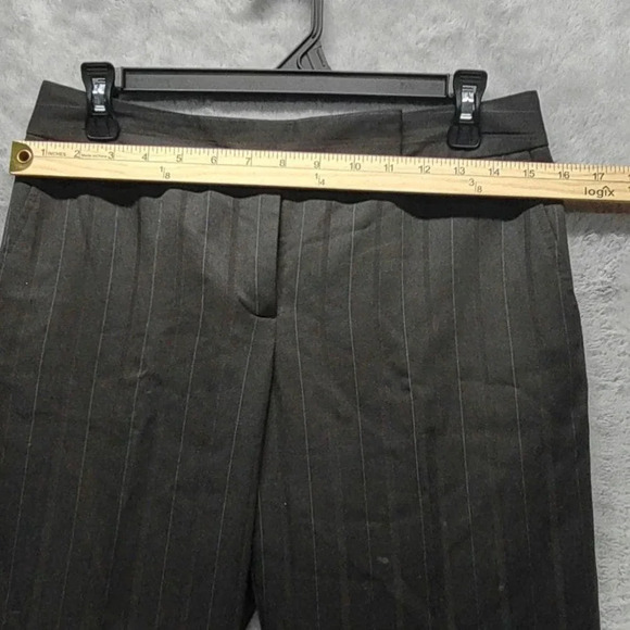 Ann Taylor Business Slacks Trousers Pinstripe Baggy Career - Picture 2 of 9